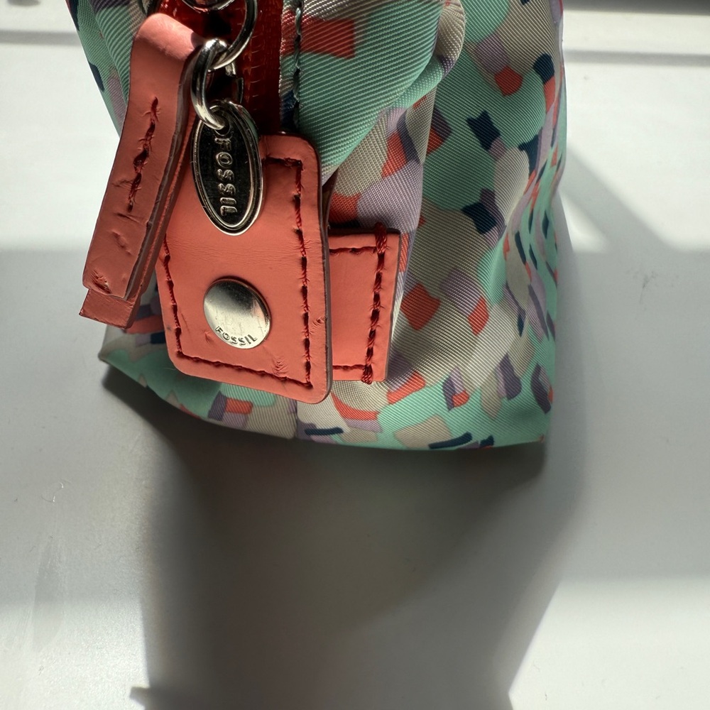 Fossil Multicolor Patterned Cosmetic Bag - Picture 5 of 9